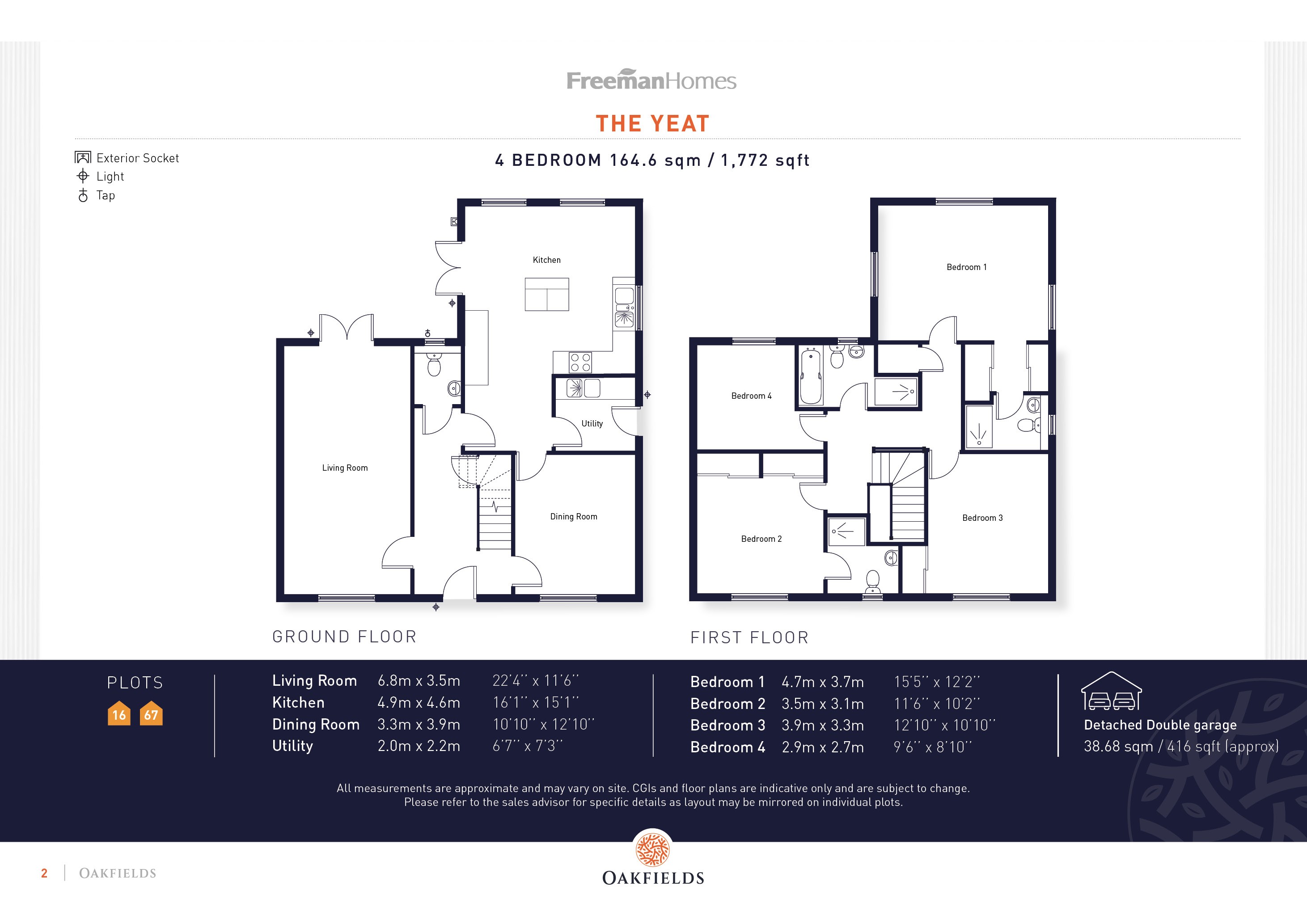The Yeat - Plot 67 Floor Plan