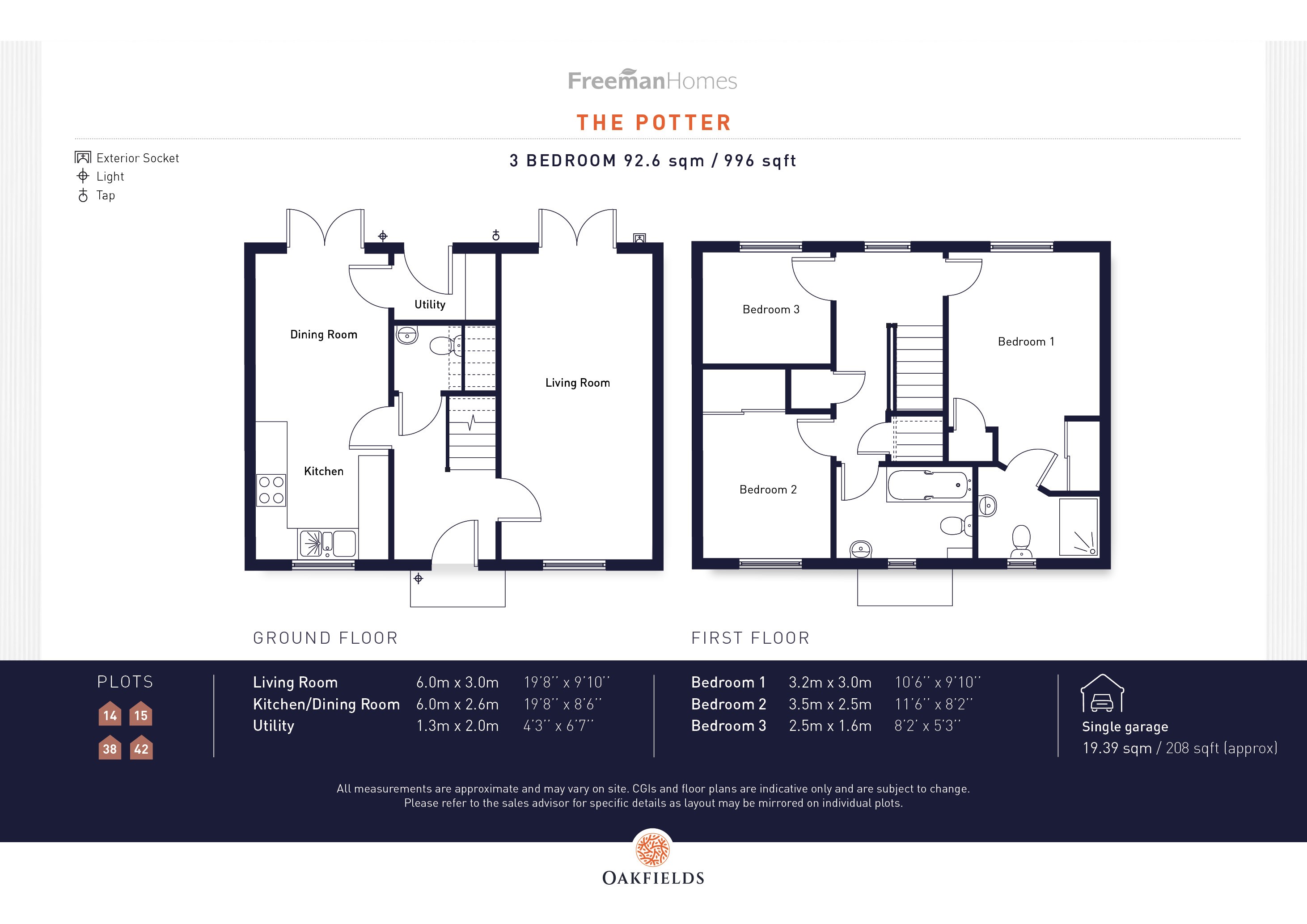The Potter - Plot 38 Floor Plan