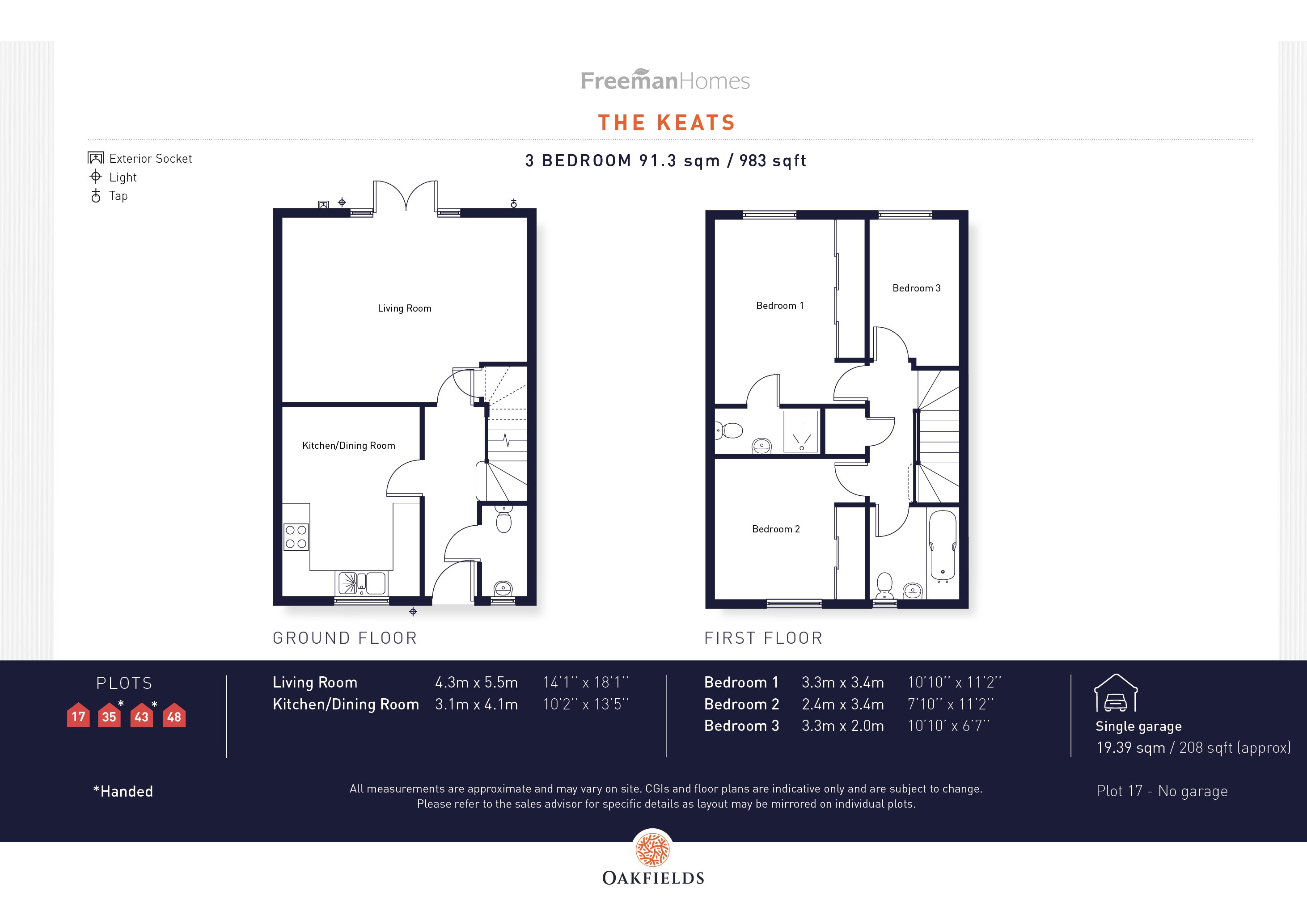 The Keats - Plot 43 Floor Plan
