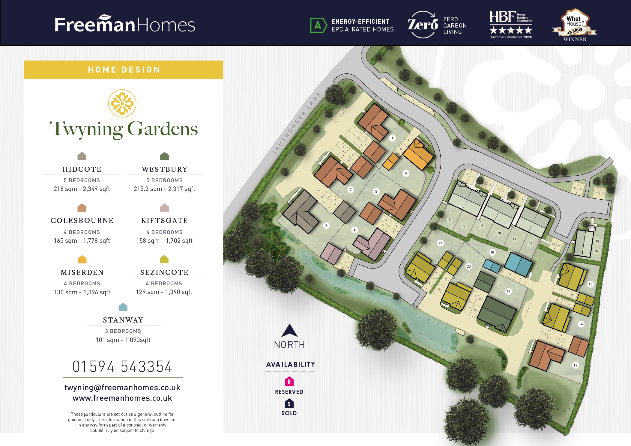 Twyning Gardens in Twyning