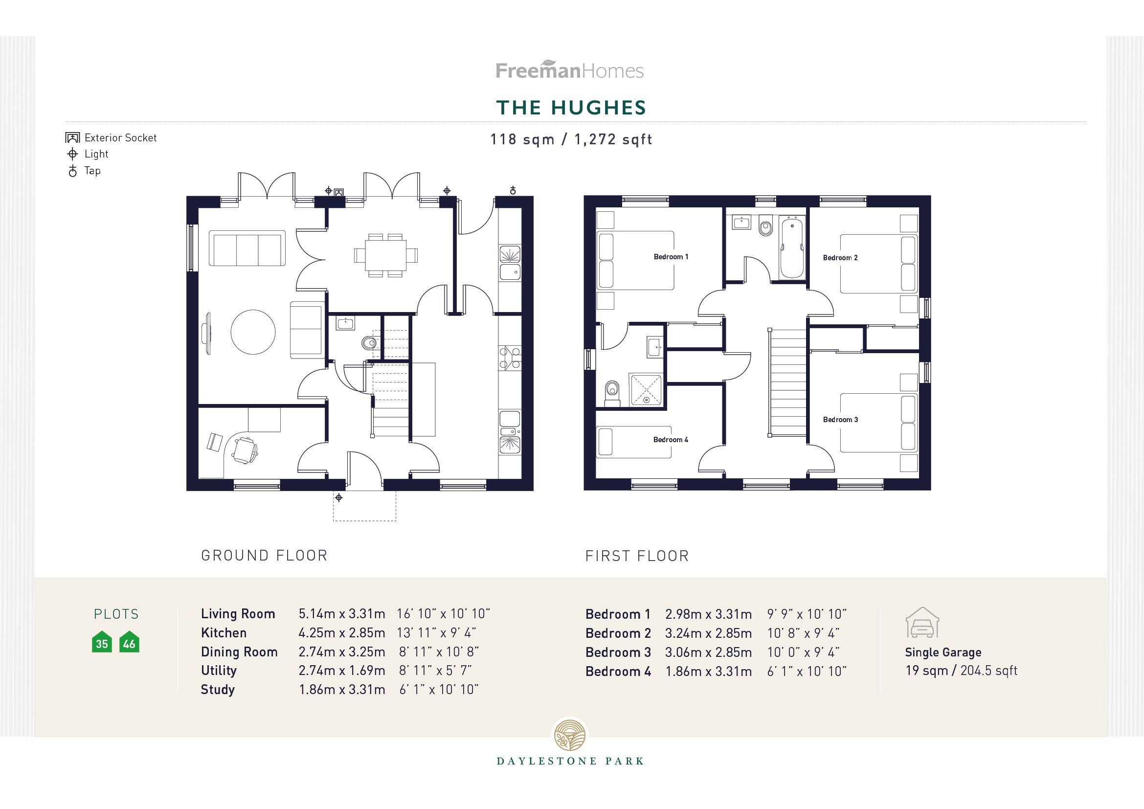 46 The Hughes Floor Plan