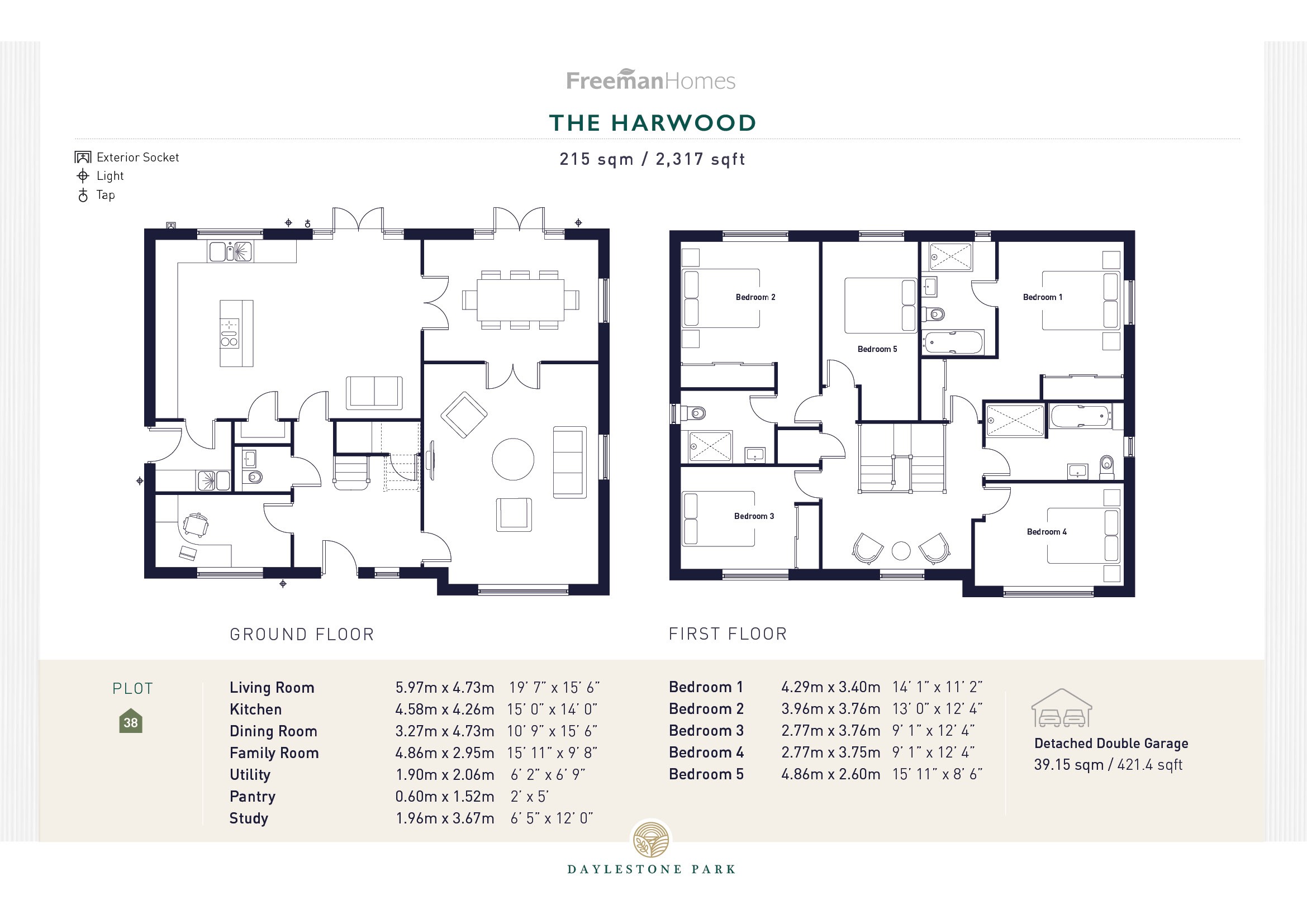38 The Harwood Floor Plan