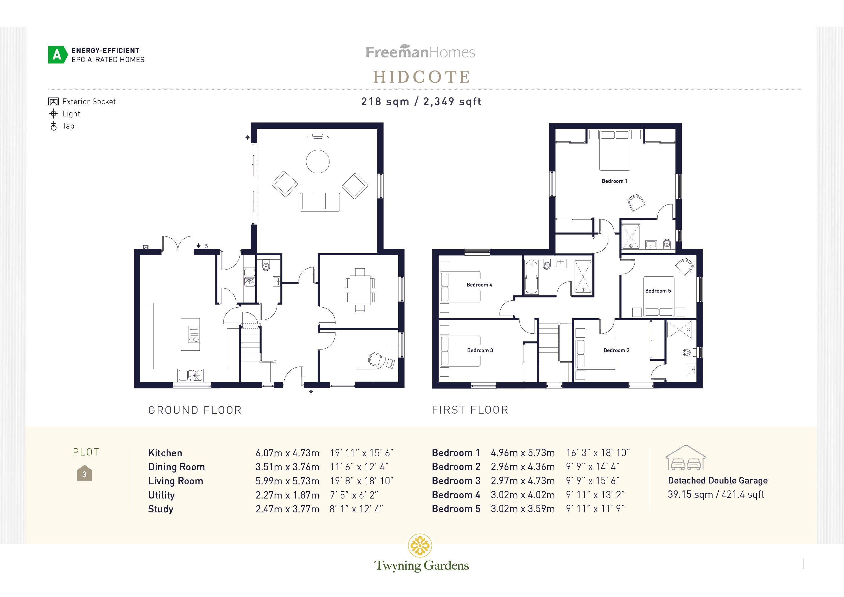The Hidcote Floor Plan