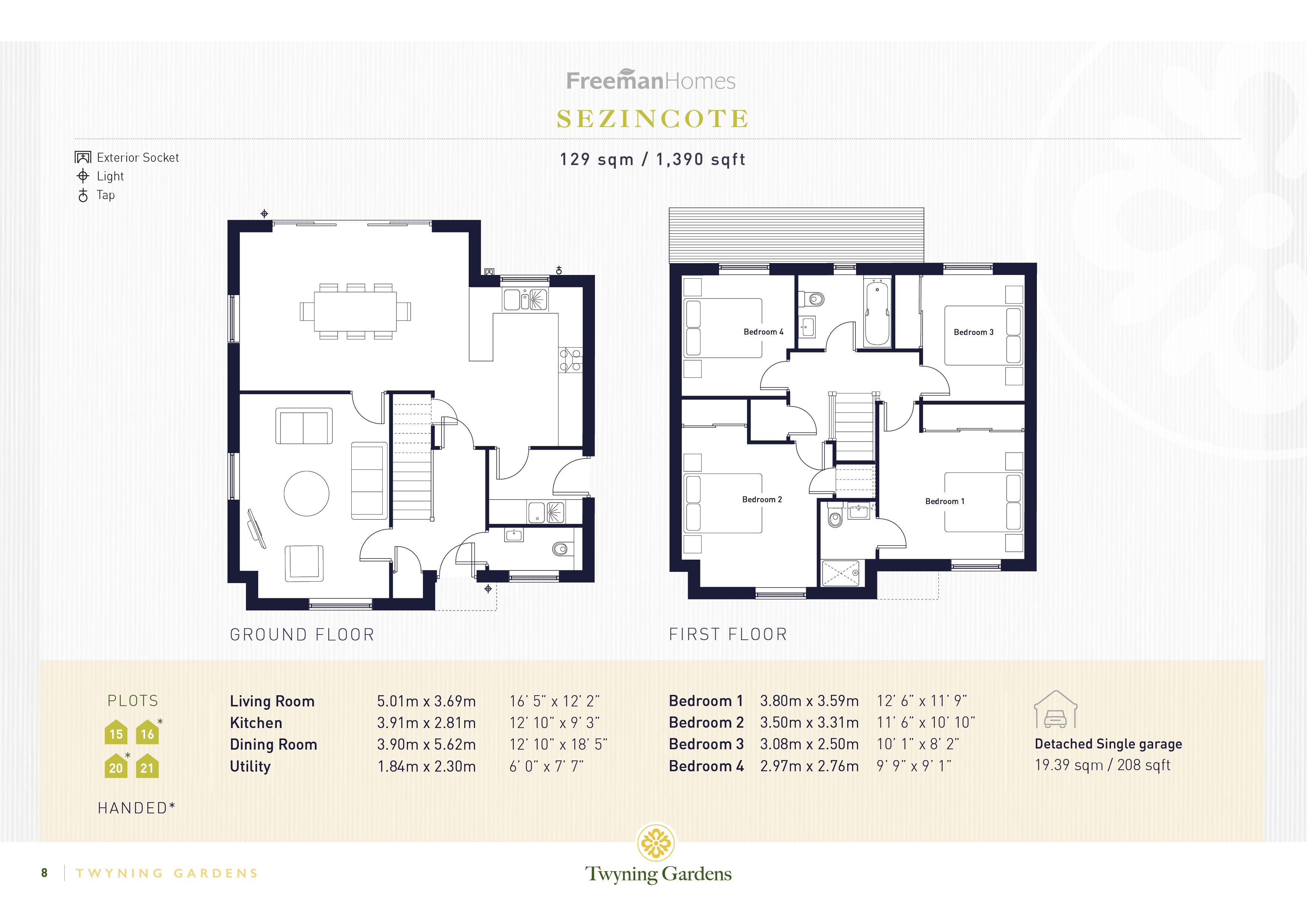 The Sezincote Floor Plan